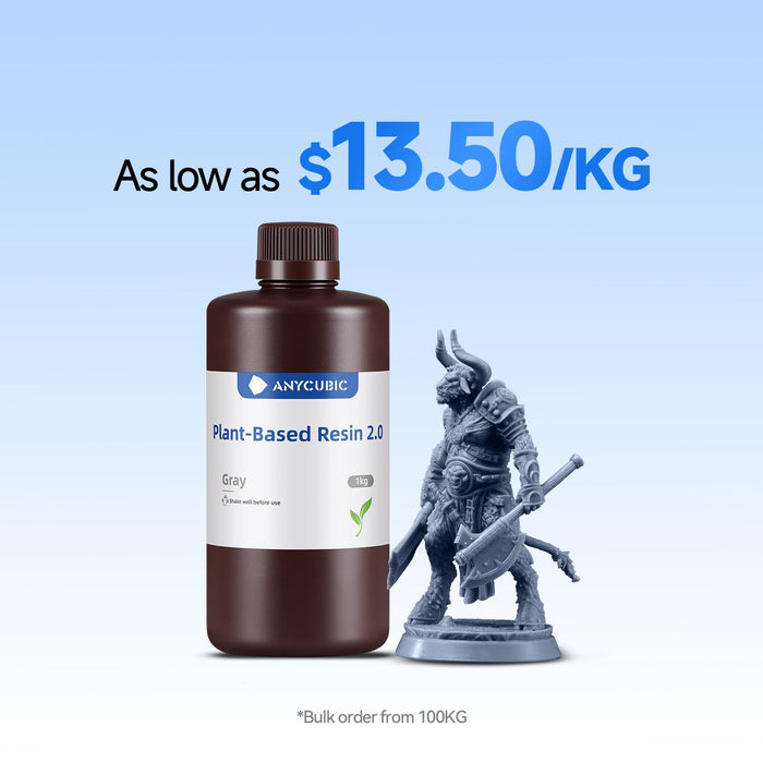 Plant-Based UV Resin 2.0 10-100kg Deals