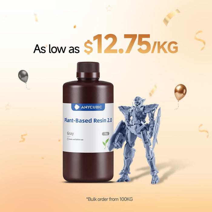Plant-Based UV Resin 2.0 10-100kg Deals