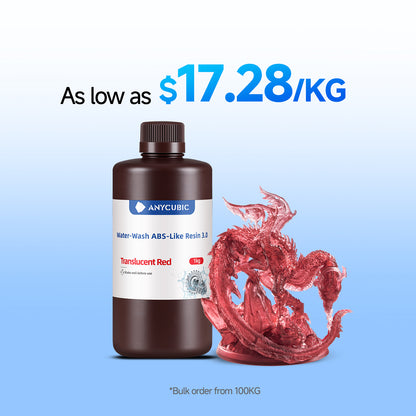 Water-Wash ABS-Like Resin 3.0 10-100 kg Deals